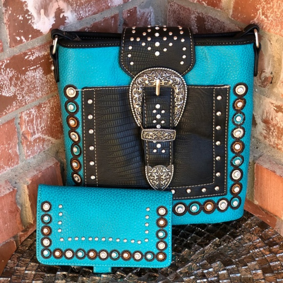 Montana West Handbags - American Bling Concealed Carry Crossbody+ Wallet!